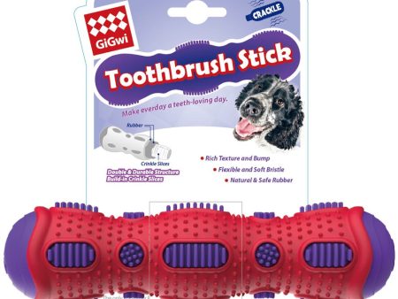 GiGwi Toothbrush Stick Rubber Dog Toy Supply