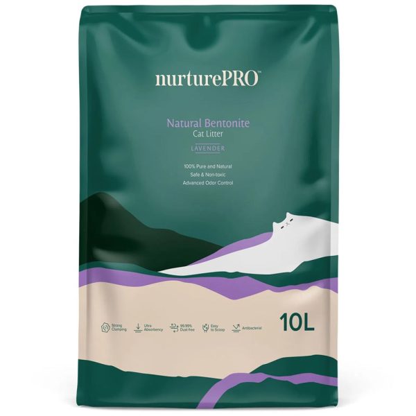 Nurture Pro Bentonite Lavender Cat Litter 10L For Discount