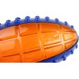 GiGwi Push To Mute Rugby Ball Dog Toy (Blue Orange) Hot on Sale