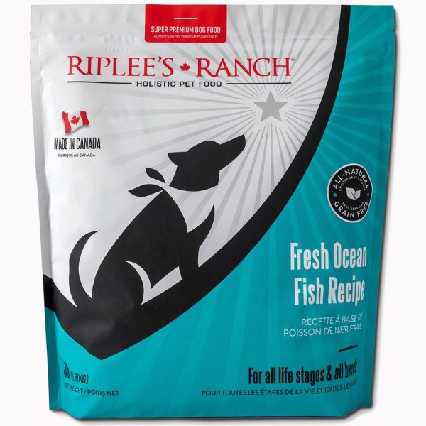 Riplee s Ranch Fresh Ocean Fish Grain-Free Dry Dog Food 4lb Hot on Sale