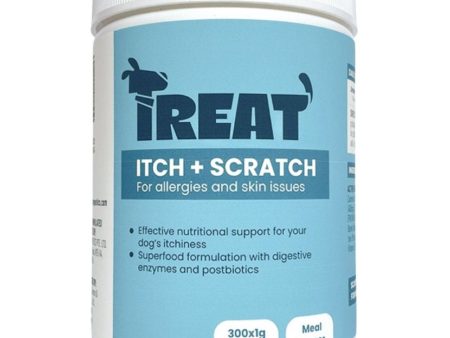 Treat Therapeutics Itch + Scratch Skin Dog Supplement 300g Cheap