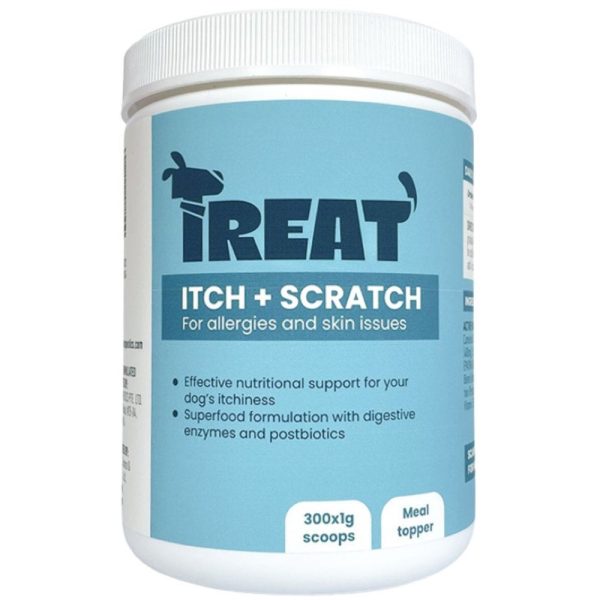 Treat Therapeutics Itch + Scratch Skin Dog Supplement 300g Cheap