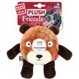 GiGwi Plush Friendz Ring Dog Toy (Bear) For Discount