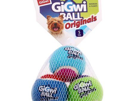 GiGwi Originals Ball Dog Toys 3-Pack (Small) on Sale