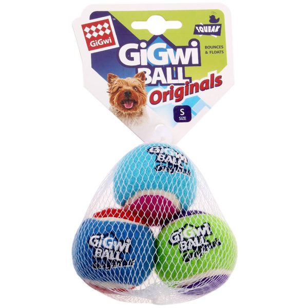 GiGwi Originals Ball Dog Toys 3-Pack (Small) on Sale