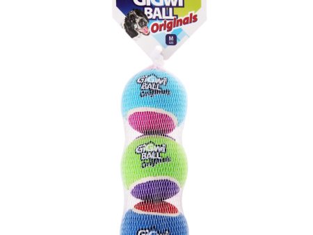 GiGwi Originals Ball Dog Toys 3-Pack (Medium) For Discount