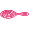 Bass Brushes Bio-Flex Swirl Detangling Hair Brush For Cats & Dogs (Pink) Cheap