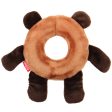 GiGwi Plush Friendz Ring Dog Toy (Bear) For Discount