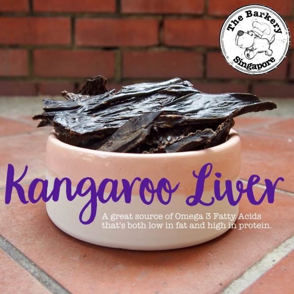 The Barkery Kangaroo Liver Dehydrated Grain-Free Dog Treats 100g Sale