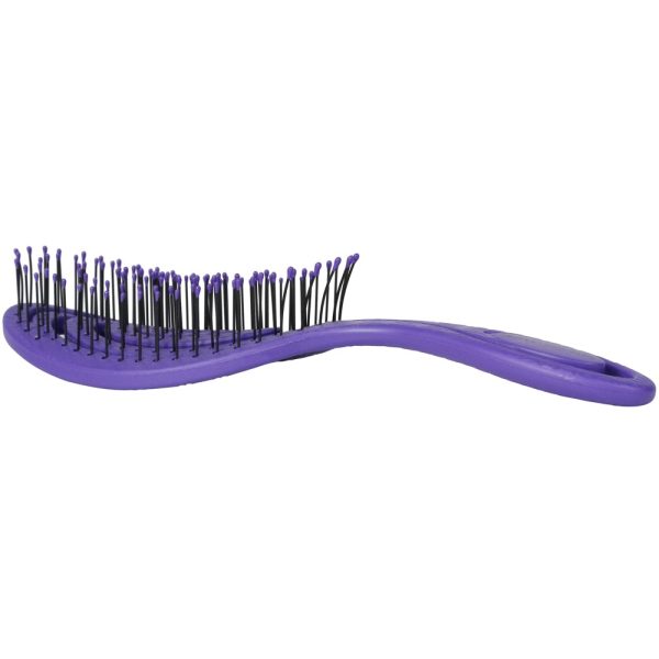 Bass Brushes Bio-Flex Swirl Detangling Hair Brush For Cats & Dogs (Purple) For Discount