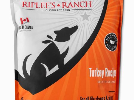 Riplee s Ranch Turkey Grain-Free Dry Dog Food 4lb Supply