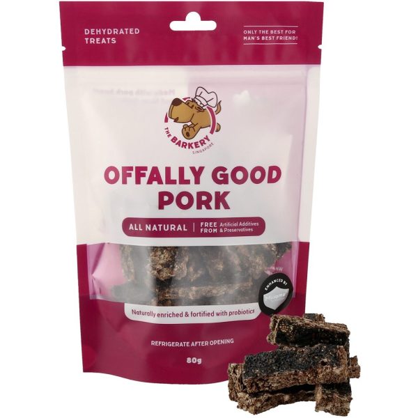 The Barkery Offally Good Pork Baked Grain-Free Dog Treats Online Hot Sale