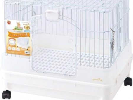 Marukan Easy Clean Rabbit Cage (White) For Sale