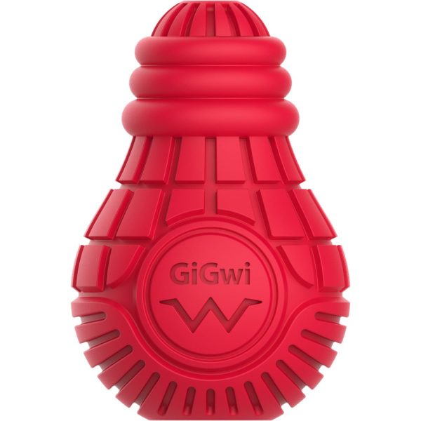 GiGwi Bulb Treat Dispenser Rubber Dog Toy (Medium) Supply