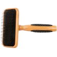 Bass Brushes De-Matting Firm Pin Dark Finish Slicker Brush For Cats & Dogs (Medium) Online now