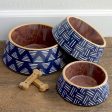 TarHong Indigo Oasis Double Wall Dog Bowl Online Sale