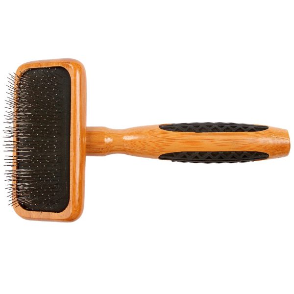 Bass Brushes De-Matting Soft Pin Dark Finish Slicker Brush For Cats & Dogs (Medium) Discount