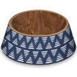 TarHong Indigo Oasis Double Wall Dog Bowl Online Sale