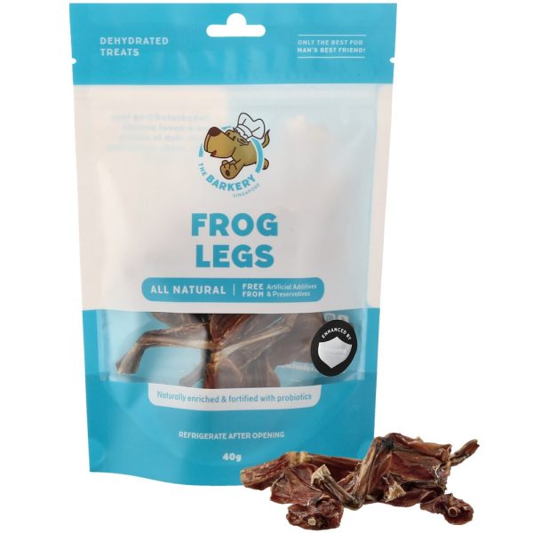 The Barkery Frog Legs Dehydrated Grain-Free Dog Treats For Sale