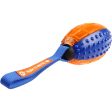 GiGwi Push To Mute Rugby Ball Dog Toy (Blue Orange) Hot on Sale