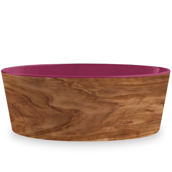 TarHong Olive Dog Bowl (Magenta) For Discount