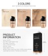 Professional Full Coverage Liquid Foundation Face Base Makeup Natural Color Concealer Whitening Britening Lasting Primer Makeup Sale