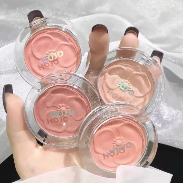 Pretty Flower Blusher Powder Face Makeup Cheek Blusher Minerals Palette Natural Soft Touch Long Lasting Waterproof Cosmetics Online Hot Sale