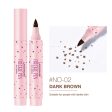 Lifelike Freckle Pen Natural Brown Waterproof Long Lasting Soft Dot Spot Freckles Pencil Party Women Face Makeup Cosmetic 1PCS Online now