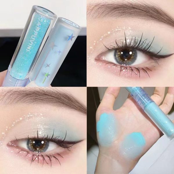 Gemini Series Shimmer Liquid Eyeshadow Glitter Diamond Eye Shadow Shiny Eyes Double Head Comestic Tools  Korean Makeup Wholesale For Cheap