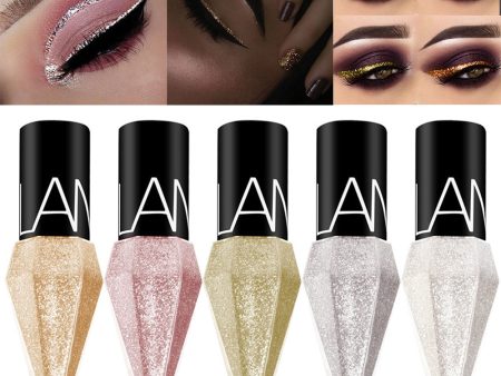 Glitter Liquid Eyeliner Waterproof Christmas Gifts Metallic Shimmer Eye Liner Diamond Bottle Professional Makeup for Women Xmas For Cheap