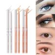 Multi-Purpose Eyeliner Bright Color Waterproof Eye Liner Eyes Makeup Rotatable Automatic Delineador White Eyeliner Gel Pen TSLM2 Online