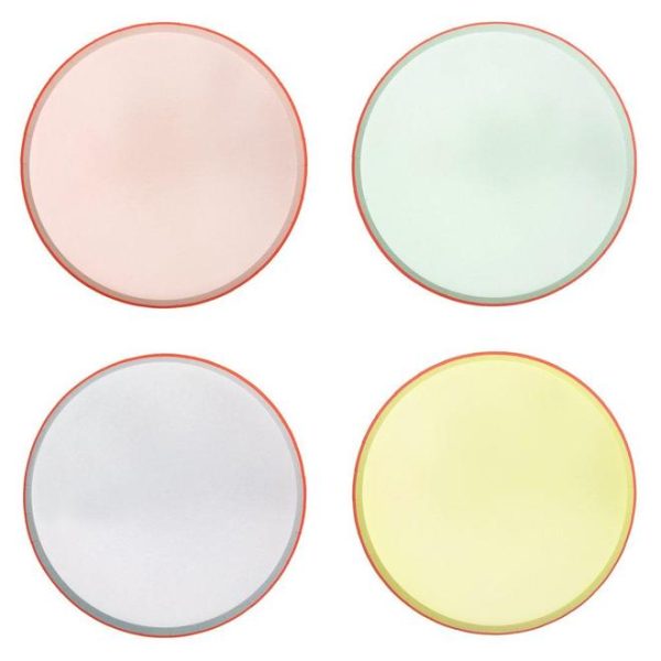 Assorted Colors Large Plates Hot on Sale