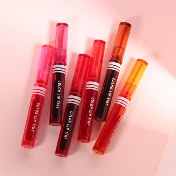 Full Color Makeup Lip Tint Mirror Lipstick Lasting Waterproof Lip Gloss Blusher Korean Style Sexy Red Moisturizer Lip Cosmetics Sale