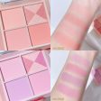 New Apricot Matte Blusher Powder Longwear Taro Purple Rouge Natural Cheek Blush Makeup Soft Highlight Waterproof Contour Palette Online Hot Sale