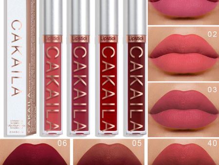 Oklulu  18 Colors Matte Velvet Lipstick Waterproof Nude Lip Gloss Long Lasting Non-marking Red Sexy Liquid Lipsticks Lip Makeup Cosmetic Online Sale