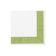 Ribbon Border Green Beverage Napkins on Sale