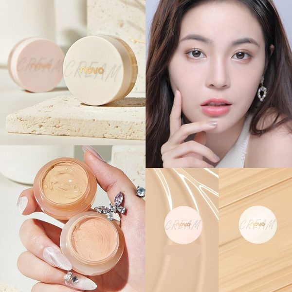 Natural Full Cover Base Concealer Cream Women Face Makeup Moisturizing Long Lasting Cover Dark Circles Acne Pores Cream Cosmetic Hot on Sale