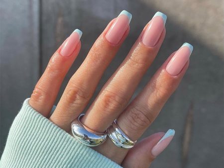 FRENCH TIPS?-MINT GREEN Online Sale