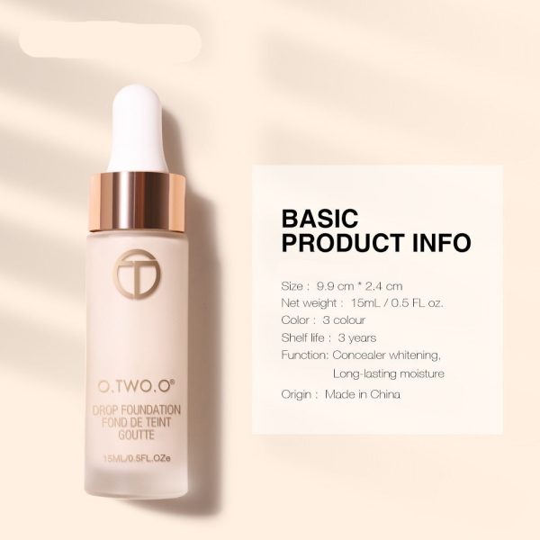 Liquid Foundation Professional Makeup Base  Oil Free Full Coverage Concealer Long Lasting Liquid Foundation Cosmetics Online