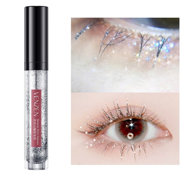 Streamer Shine Mascara Sweatproof Waterproof Long Lasting Makeup Mascara Curling Shimmering Eyelashes Flashing Eye Makeup Discount