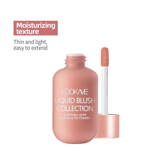 Liquid Blush Naturally Brightens Skin Tone Without Makeup Waterproof Liquid Blush Long-lasting Matte Make Up Natural Cheek TSLM1 Fashion