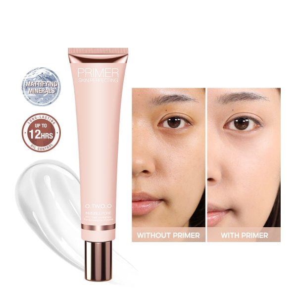 Makeup Base Face Primer Gel Invisible Pore Light Oil-Free Makeup Finish No Creases Not Cakey Foundation Primer Cosmetic Online Sale