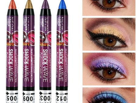 Waterproof 2 In 1 Eyeshadow Stick Pencil & Lip Pen Long-lasting Colored Gradient Shimmer Eyeshadow Highlighter Makeup Discount