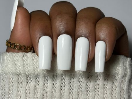 Pure White Press On Nail Set Online now