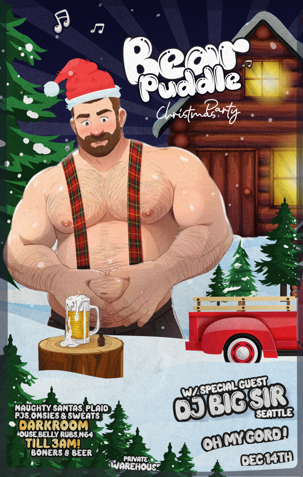 BEAR PUDDLE: Christmas Party 🐻🎅🏼🎄💦 For Cheap