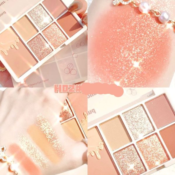 Glitter 7 Colors Eyeshadow Palette Matte Shimmer Soft Touch Long Lasting Waterproof Eyeshadow Pigmented Makeup Pallete Cosmetics Hot on Sale