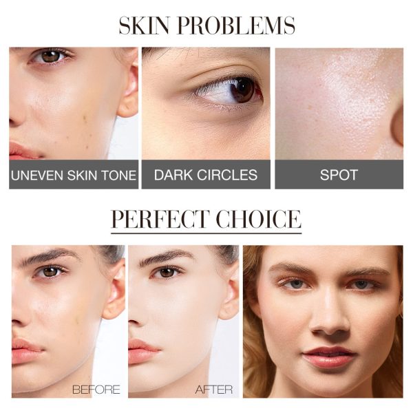 Makeup BB Cream White  Cosmetics Natural Whitening Cream Waterproof Makeup Base Liquid Foundation Professional Cosmetics For Discount