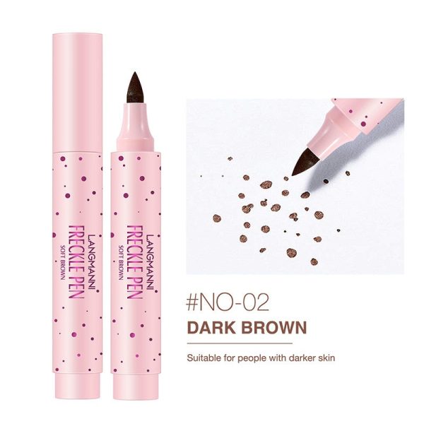 1PC Brown Lifelike Freckle Pen Concealer Dot Spot Pen Waterproof Long Lasting Easy and Convenient Face Concealer Makeup Cosmetic Supply