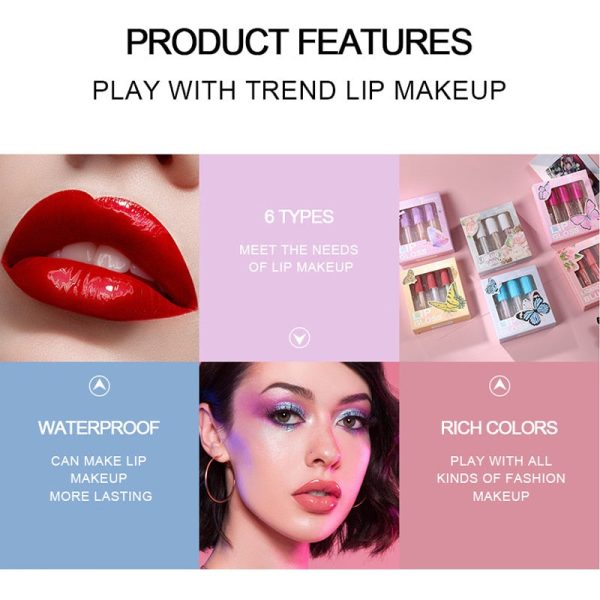 Three Sets Of Boxed Lip Oil Lipstick Lip Gloss Polarized Lip Gloss Blush Box Highlight Set Box Lipstick Set Makeup Wholesale For Cheap