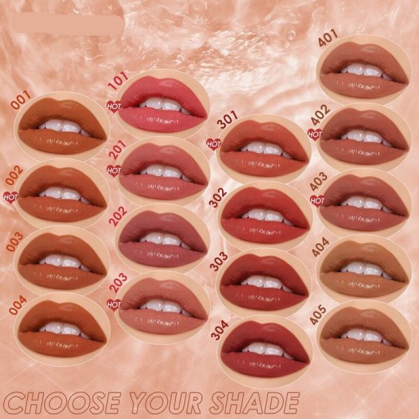 Shiny Nourish Lip Gloss Waterproof High Pigment Jelly-Clear Dewy Texture Moisturizing Liquid Lipstick Makeup Cosmetics For Discount